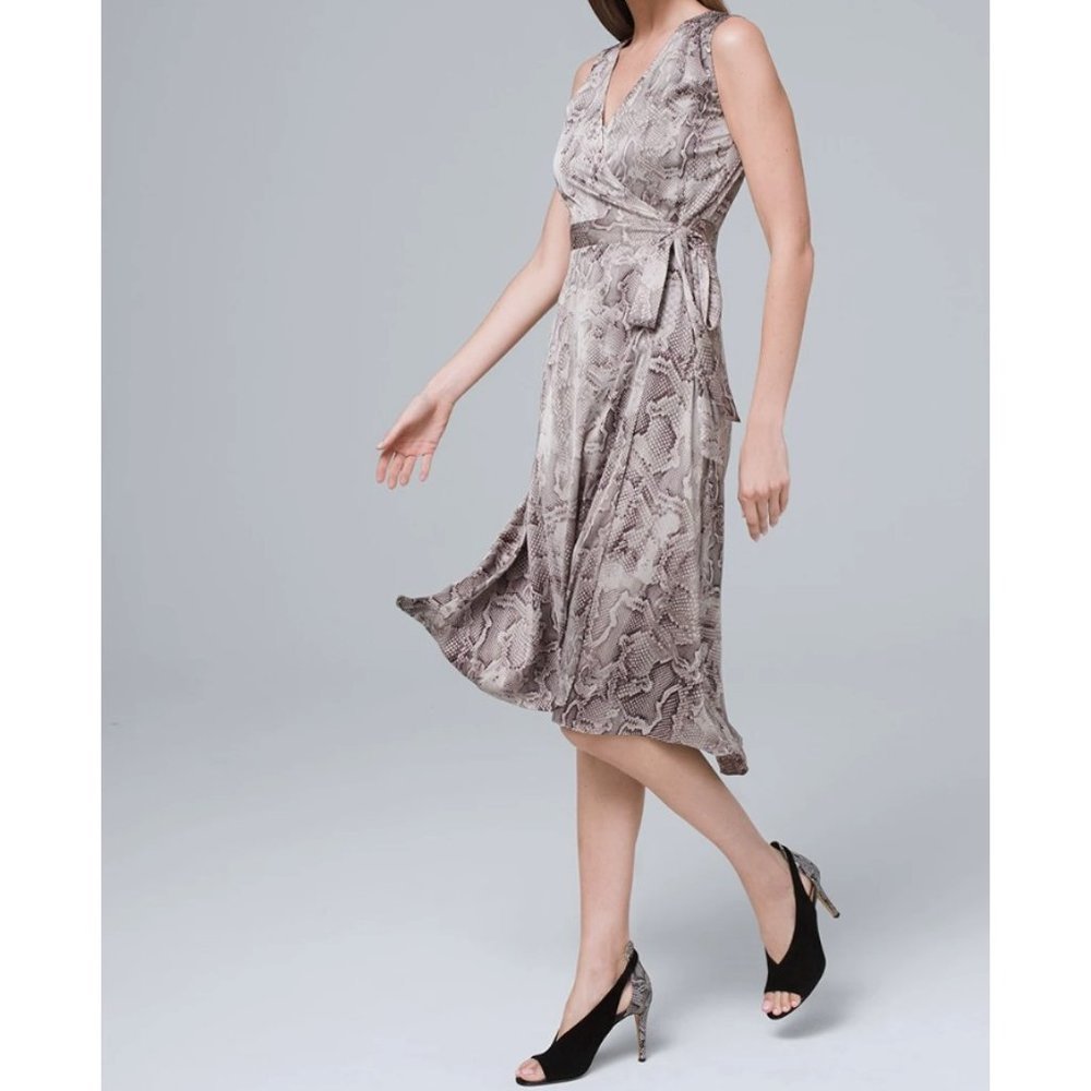NEW White House Black Market Wrap Dress Lunar